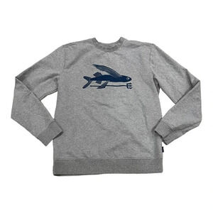Patagonia Gray Sweatshirt with Blue Graphic